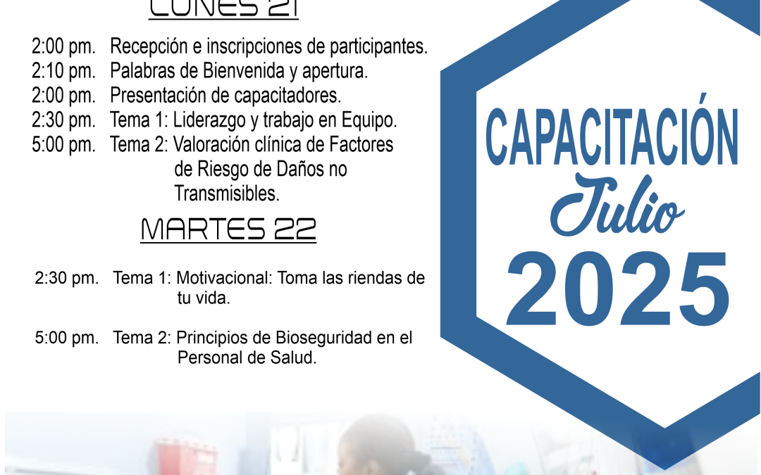 CAPACITACIÓN POR CELEBRARSE LOS 28 Avo ANIVERSARIO