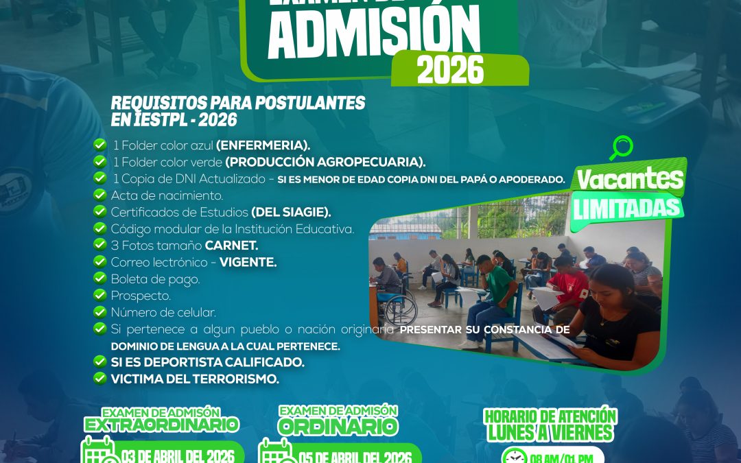 Examen de Admisión 2026